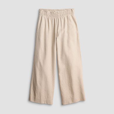 Petite Sonoma Goods For Life® Pull-On Ankle Linen Pants