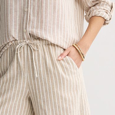 Women’s Sonoma Goods For Life® Mid Rise Linen Shorts