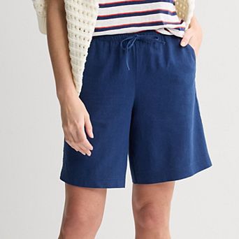 Women’s Sonoma Goods For Life® Mid Rise Linen Shorts