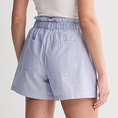 Women's Sonoma Goods For Life® Paperbag Tie-Waist Shorts