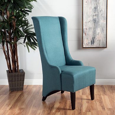 Callie High-back Fabric Dining Chair by Christopher Knight Home