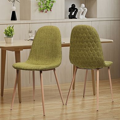 Caden Mid-century Dining Chairs (Set of 2) by Christopher Knight Home