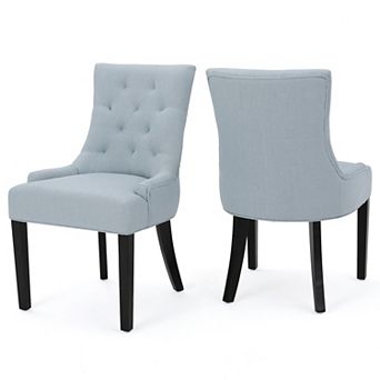 Cheney Contemporary Tufted Dining Chairs (Set of 2) by Christopher Knight Home