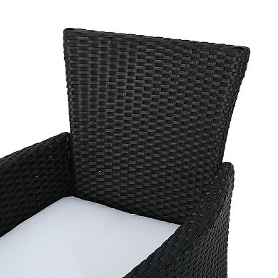Christopher Knight Home Malta Wicker Patio Armchairs (Set of 2)