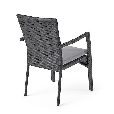 Corsica Outdoor Dining Chairs (Set of 2) by Christopher Knight Home