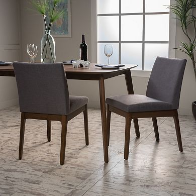 Christopher Knight Home Kwame Upholstered Dining Chairs (Set of 2)