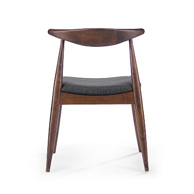 Francie Mid-Century Modern Dining Chairs (Set of 2) by Christopher Knight Home