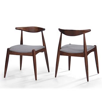 Francie Mid-Century Modern Dining Chairs (Set of 2) by Christopher Knight Home
