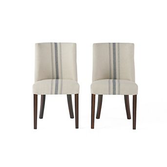 Harman Fabric Dining Chairs (Set of 2) by Christopher Knight Home