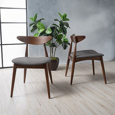 Barron Mid-Century Modern Dining Chairs (Set of 2) by Christopher Knight Home