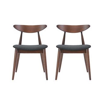 Barron Mid-Century Modern Dining Chairs (Set of 2) by Christopher Knight Home