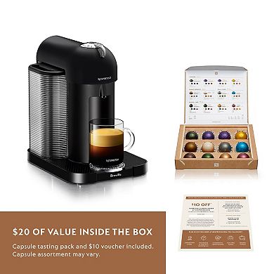 Nespresso by Delonghi Vertuo Coffee & Espresso Maker with Aeroccino3 Milk Frother