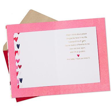 Hallmark Valentine's Day You Made A Difference To Me Card