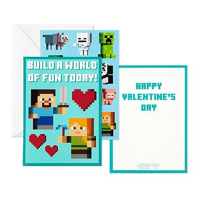 Hallmark 24-pk. Minecraft Valentine's Day Cards & Stickers Set