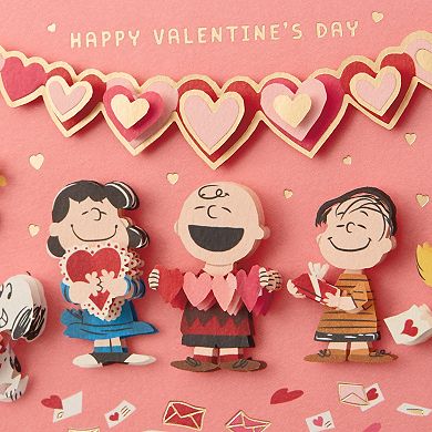 Hallmark 3-D Peanuts Valentine's Day Handmade Card