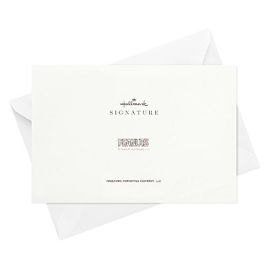 Hallmark 3-D Peanuts Valentine's Day Handmade Card