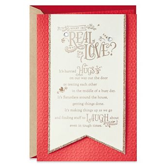 Hallmark Valentine's Day Real Love Card