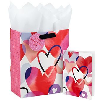 Hallmark Valentine's Day Medium Gift Bag with Hearts