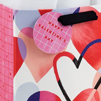 Hallmark Valentine's Day Medium Gift Bag with Hearts