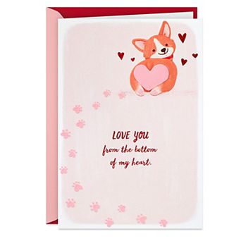 Hallmark Corgi Valentine's Day Card