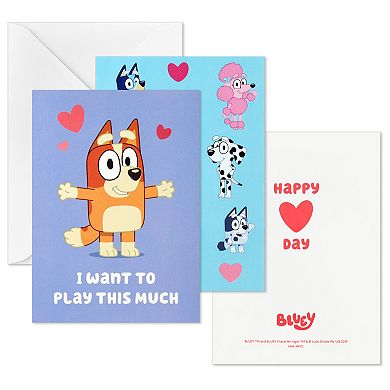 Hallmark Bluey Valentine Cards & Stickers