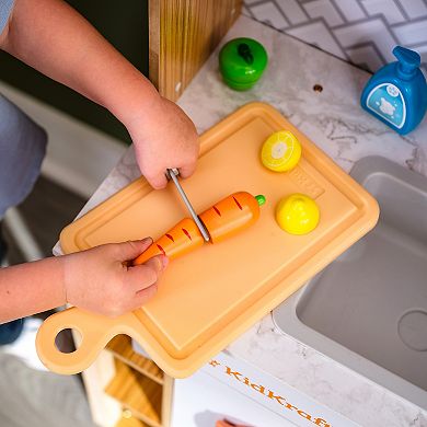 KidKraft 3-pc. Wooden Play Kitchen with Lights & Sounds