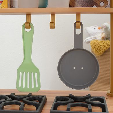 KidKraft Vintage Wooden Play Kitchen with 9 Accessories