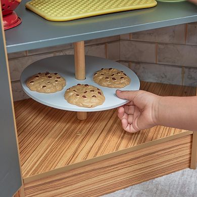 KidKraft Ultimate Corner Wooden Play Kitchen with Lights & Sounds