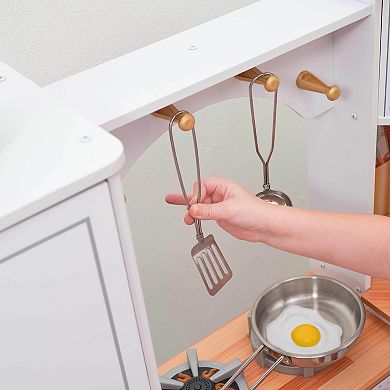 KidKraft Ultimate Corner Wooden Play Kitchen with Lights & Sounds