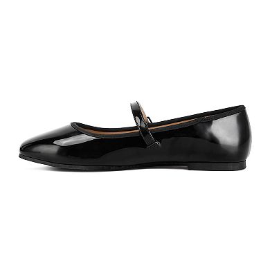 London Rag Posy Women's Classic Mary Jane Flats With Strap Detail