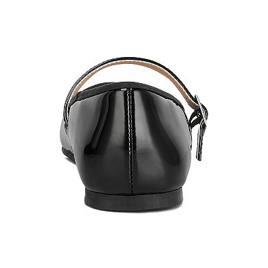 London Rag Posy Women's Classic Mary Jane Flats With Strap Detail