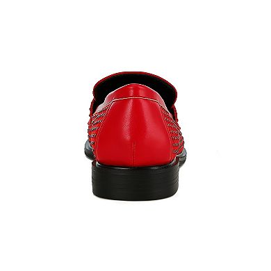 London Rag Rhinestones Embellished Women's Loafers