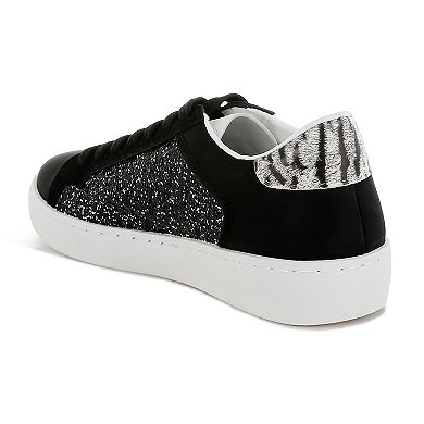 London Rag Cosmolight Women's Faux Leather Glitter Sneakers