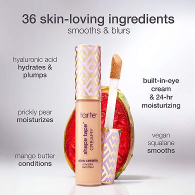 mini shape tape hydrating full coverage creamy concealer