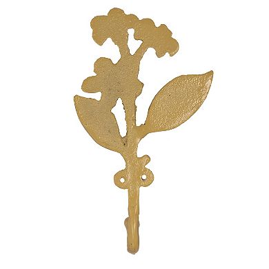 Belle Maison Floral Iron Hook Wall Decor