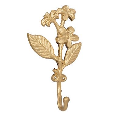 Belle Maison Floral Iron Hook Wall Decor