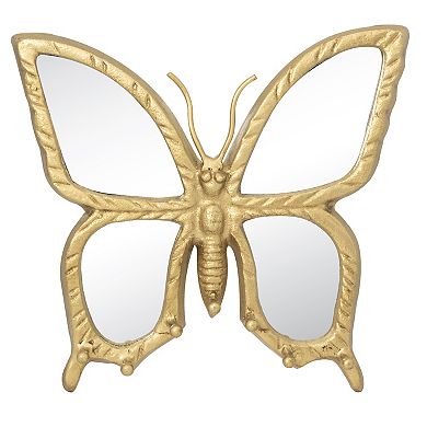 Belle Maison Iron Mirrored Butterfly Wall Hook