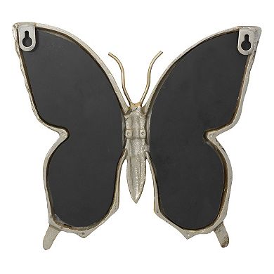 Belle Maison Iron Mirrored Butterfly Wall Hook