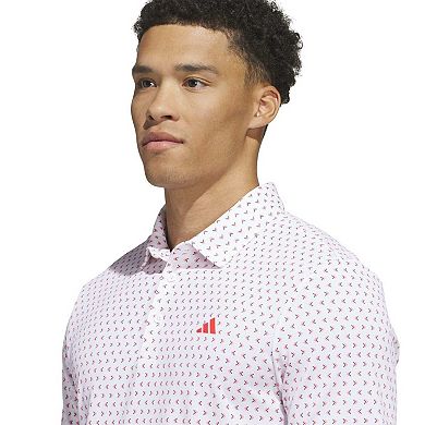 Men's adidas Performance Print Polo Shirt
