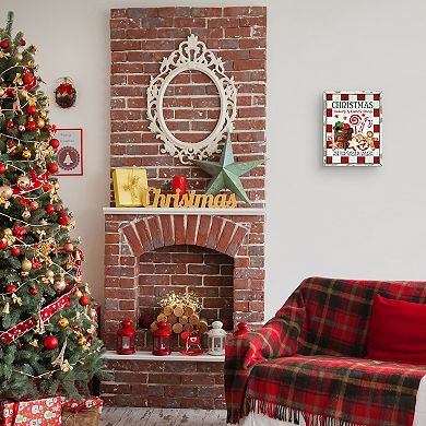 Masterpiece Christmas Bake Shop Canvas Wall Art