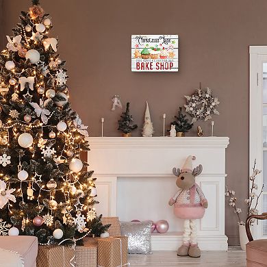 Masterpiece Christmas Bake Shop Canvas Wall Art