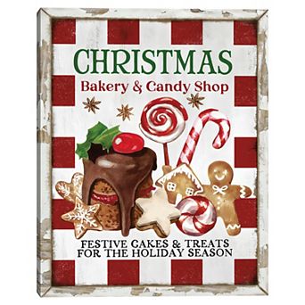 Masterpiece Christmas Bakery & Candy Canvas Wall Art