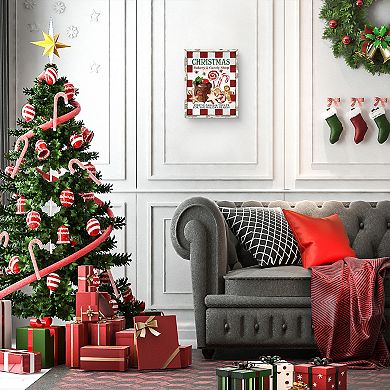 Masterpiece Christmas Bakery & Candy Canvas Wall Art