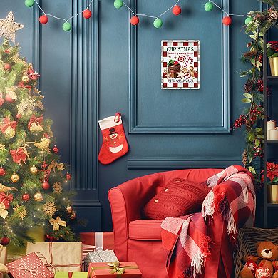 Masterpiece Christmas Bakery & Candy Canvas Wall Art