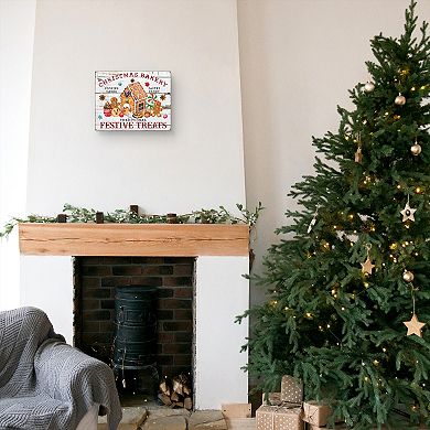 Masterpiece Christmas Bakery Canvas Wall Art