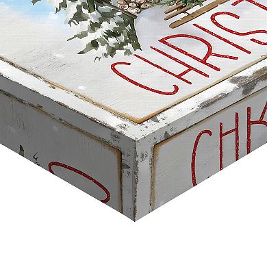 Masterpiece Christmas Cabin Canvas Wall Art