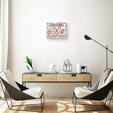 Masterpiece Christmas Candy Shop Canvas Wall Art