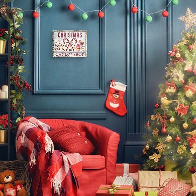 Masterpiece Christmas Candy Shop Canvas Wall Art