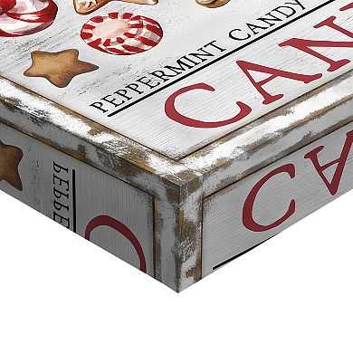 Masterpiece Christmas Candy Shop Canvas Wall Art