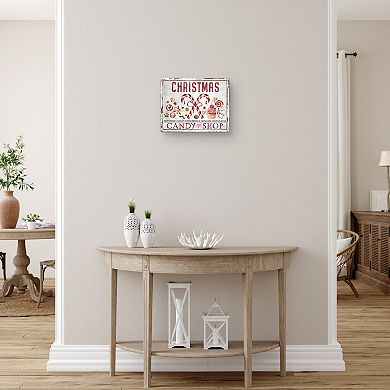 Masterpiece Christmas Candy Shop Canvas Wall Art